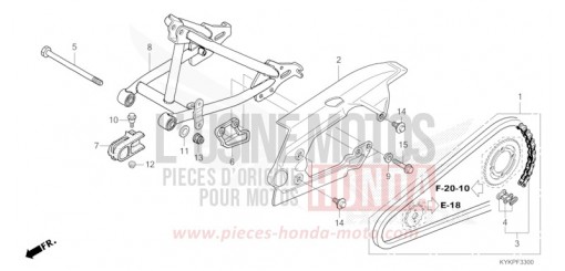 BRAS OSCILLANT CRF110FR de 2024